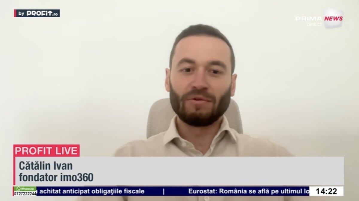 Cătălin Ivan, fondator imo360 — interviu video Profit.ro Live
